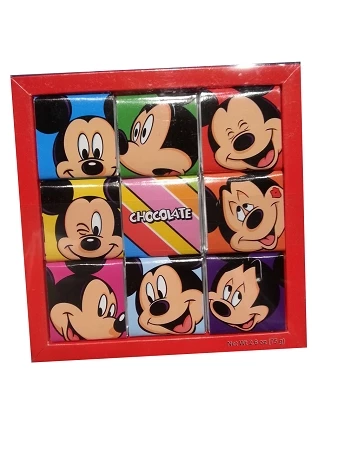 Wholesale 👍 Disney 🍬 Candy - Mickey Mouse Chocolate Square - 9 Pc. 😀 3 Wholesale 👍 Disney 🍬 Candy - Mickey Mouse Chocolate Square - 9 Pc. 😀