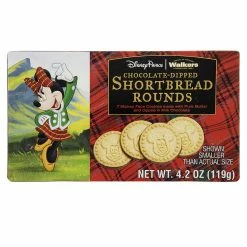 Coupon ✔️ Disney Shortbread Rounds - Mickey Chocolate Dipped Cookies - 4.2oz 🔥