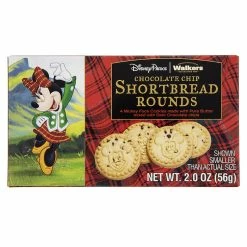Promo ✔️ Disney Shortbread Rounds - Mickey Chocolate Chip Cookies - 2.0 Oz ❤️