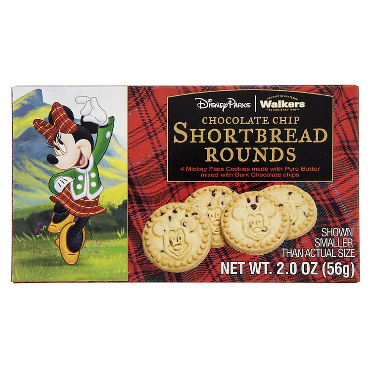 Promo ✔️ Disney Shortbread Rounds - Mickey Chocolate Chip Cookies - 2.0 Oz ❤️ 3 Promo ✔️ Disney Shortbread Rounds - Mickey Chocolate Chip Cookies - 2.0 Oz ❤️