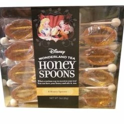 Budget 🎉 Disney Honey Spoons - Wonderland Tea Honey Spoon Set 💯