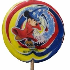 Flash Sale 🧨 Disney Parks Lollipop - Sorcerer Mickey Multicolored Swirl - 4 Oz 🔔