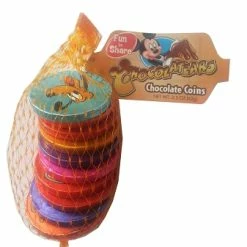 Cheap 🔥 Disney Chocolatears 🍬 Candy - Chocolate Coins - Mickey And Friends 🎁