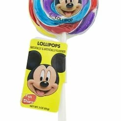 Budget 🥰 Disney Parks Lollipops - Mickey Mouse - Multicolored Swirl - 3 Pk 🧨
