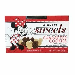 Flash Sale ✨ Disney Minnie's Sweets - Chocolate & Vanilla Character Cookies - 2 Oz 👏