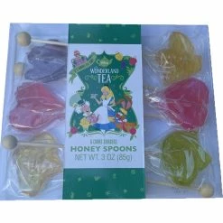 Promo 👍 Disney Honey Spoons - Wonderland Tea - 6 Stirrers ⭐