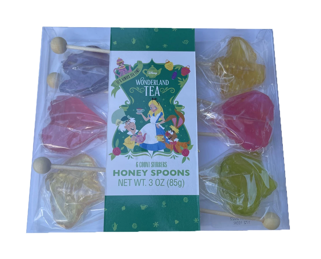 Promo ๐ Disney Honey Spoons - Wonderland Tea - 6 Stirrers โญ 3 Promo ๐ Disney Honey Spoons - Wonderland Tea - 6 Stirrers โญ