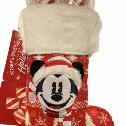 Discount 😍 Disney Holiday 🍬 Candy Stocking - Mickey Mouse - Peppermints 🤩