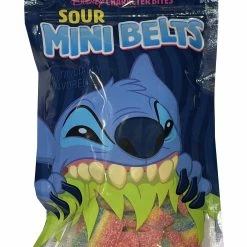 Best deal 🤩 Disney Character Bites 🍬 Candy - Sour Mini Belts - Stitch ✔️